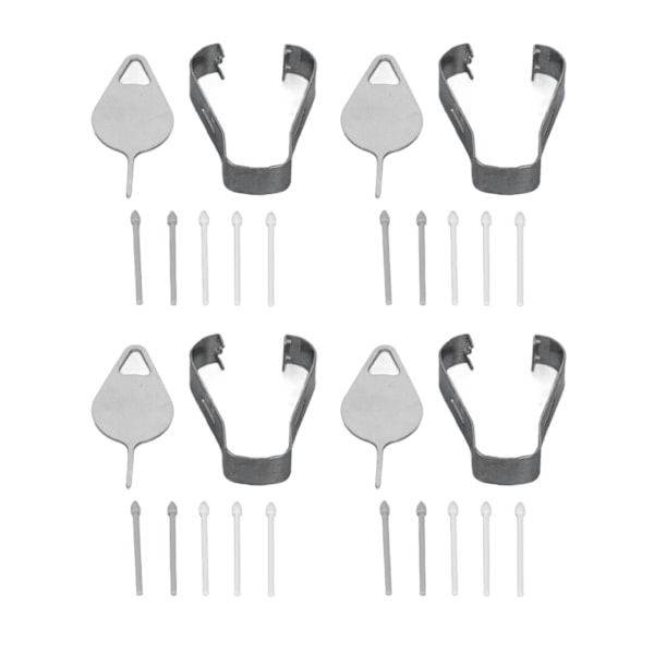 20 st Tab S6 Stylus-pennspetsar - Enkel installation, 4 pincetter, 4 utmatningspinnar, hållbara ABS SM P610 ersättningsspetsar för Tab S6