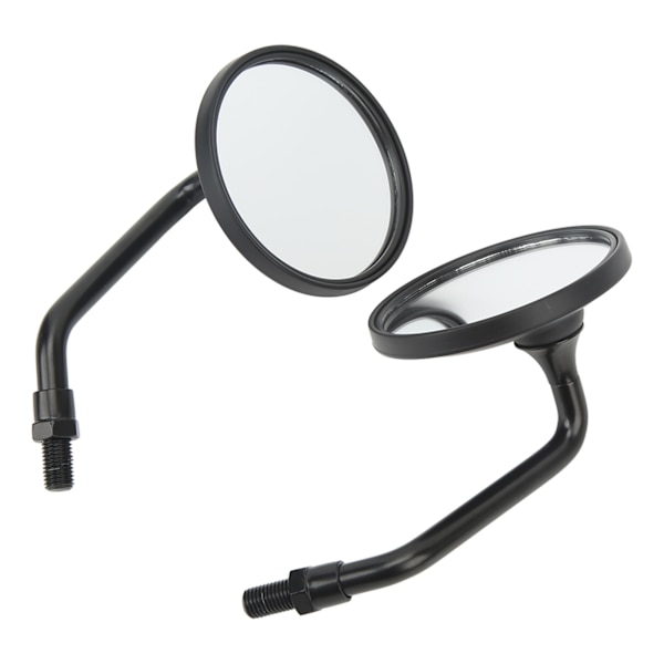 Wide Vision Motorsykkelbakspeil, Universal 3,4-tommers styrespeil (svart)
