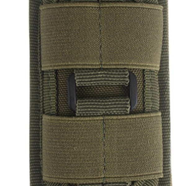 Ficklampa Bältesfodral 360 Grader Roterbar Nylon Anti-Riv Scratch Bärbar Ficklampa Bälteshållare för Utomhus Grön