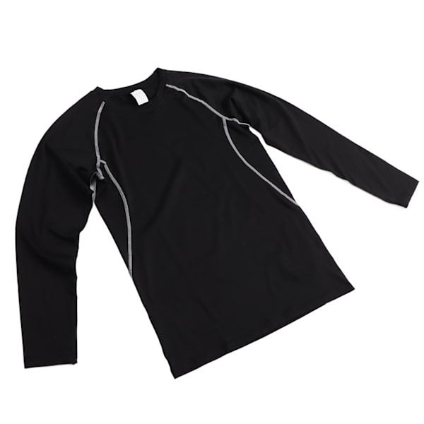 ComfortFit Kompressions Træningsset til Mænd: Langærmet Skjorte + Tight Bukser - Hold dig Kølig og Komfortabel under Sportsaktiviteter