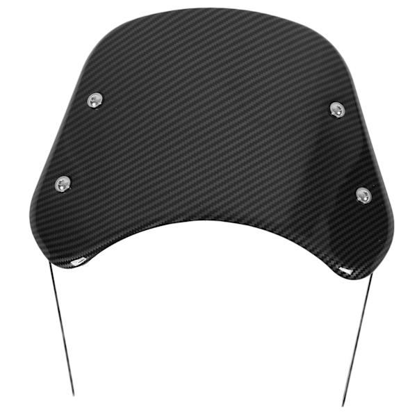 Motorcykel vindruteavvisare - vattentät kolfiberstil, universell passform (21 cm/8,27 tum)