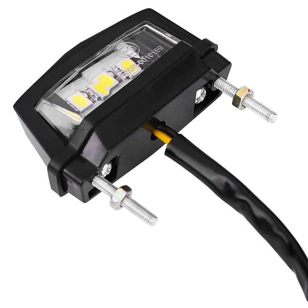 Mini Motorcykel LED Nummerpladelys 12V Motorcykel Nummerpladelys
