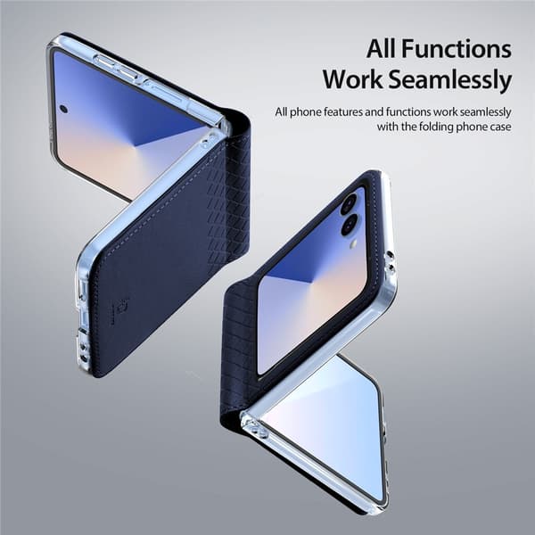 DUCIS Samsung Z Flip7 Bril Series Deksel - Blå Blå blue