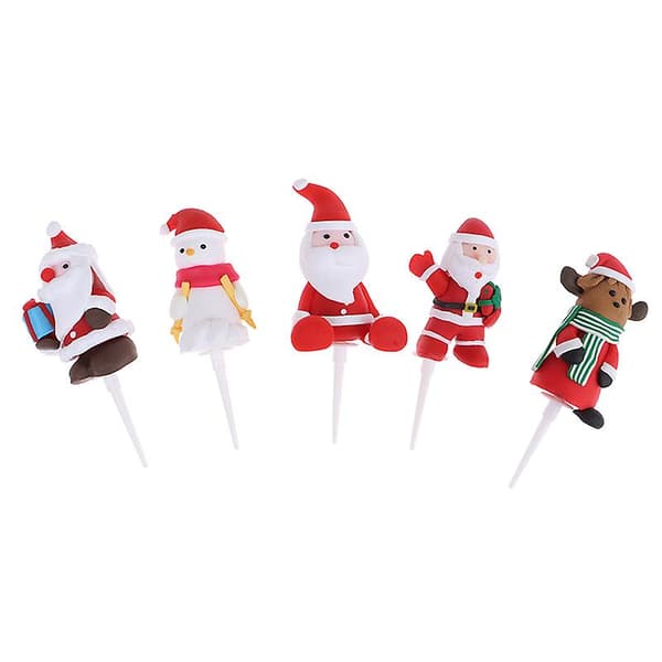 1 st julkaka plug-in barnkaka mjuk keramik kaka plug-in dekoration P8