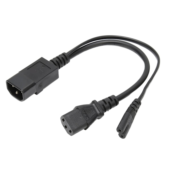 IEC320 C14 Han till C13 C7 Hon Vattentät IEC320 Strömkabel för Projektorer 100‑250V 32cm