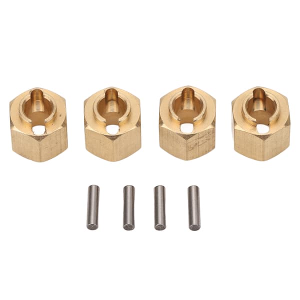4 stk RC Nav Adapter Hex Messing for Traxxas for TRX4M 1/18 Scale Crawler Bil Tilbehør 6mm