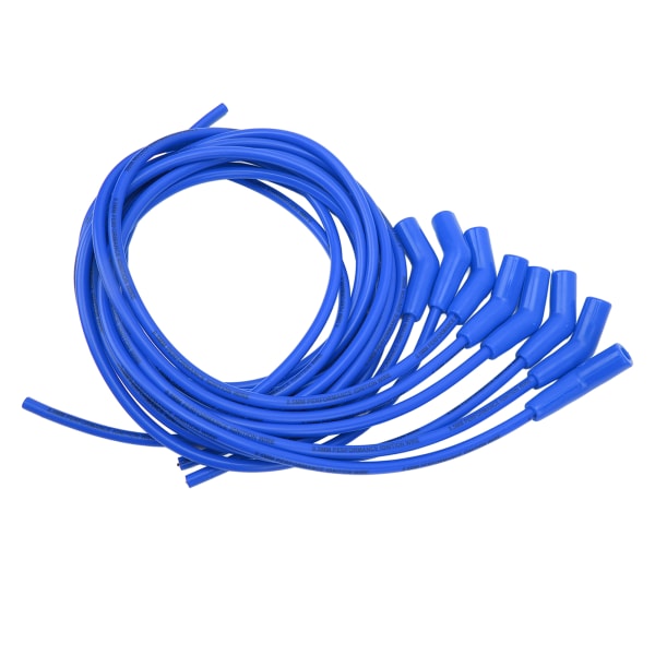 Högpresterande Chevy Blue Tändstift Tändkabel Set - 8,5 mm diameter, Dammtätt lock