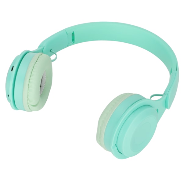 Y08 Børnehovedtelefoner Macaron Stilfuld Stereo Lyd Foldbar Stik i Kort Bluetooth Over Øre Hovedtelefoner Grøn