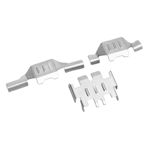 Chassis Armor i rustfrit stål RC Chassis Armors Sæt til Traxxas TRX4M 1/18 Upgrade RC Car