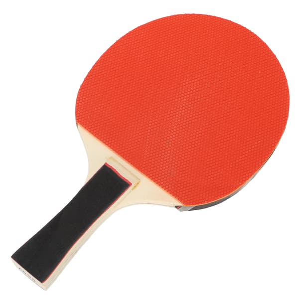 REGAIL A508 Pingisracket Set med Bollar, Handshake Racket för Hemunderhållning, Svart