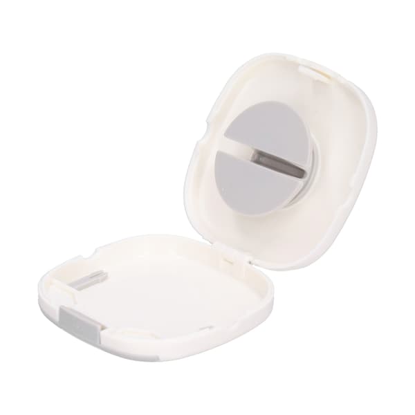 Multifunktionel Roterbar Datakabel Organizer med Telefonholder Telefon Opladerkabel Opruller Hvid