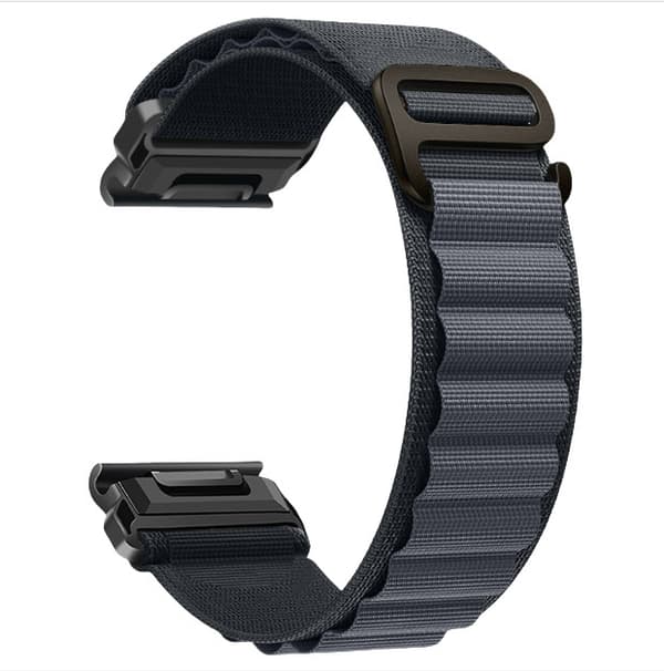 Kellon ranneke Garmin Fenix 8/8S/6/6X/7/7X/Pro/Tactix tummanharmaa 22 mm[SZ]