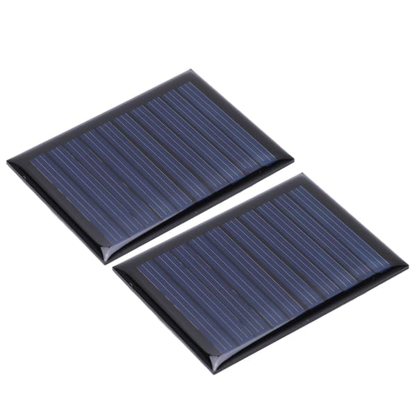 2 ST 5V 50mA Solcelle Epoxi Modulkort Mini Solar Polysilicium Panel 60x44mm