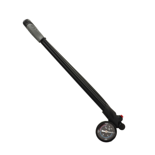 Høytrykks bærbar sykkelpumpe med trykkmåler - 300 PSI for landeveis- og terrengsykler