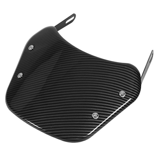 Motorcykel vindruteavvisare - vattentät kolfiberstil, universell passform (21 cm/8,27 tum)