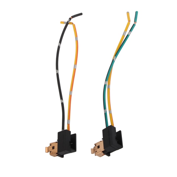 2 stk. Forlygtepære Fatning Ledningsnet Stik Adapterledning til H1 Pære