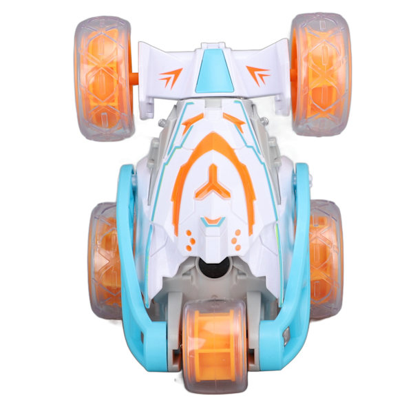 Multifunktionell stuntbilleksak - Fjärrkontroll, Spray, Musik, Belysning - Barnpresent (orange)