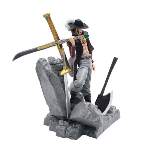 Figurin av finaste kvalitet One Piece Dracule Mihawk 15 cm