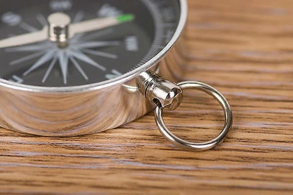 【DT】Lettvekts turkompass i aluminium for overlevelse og navigasjon