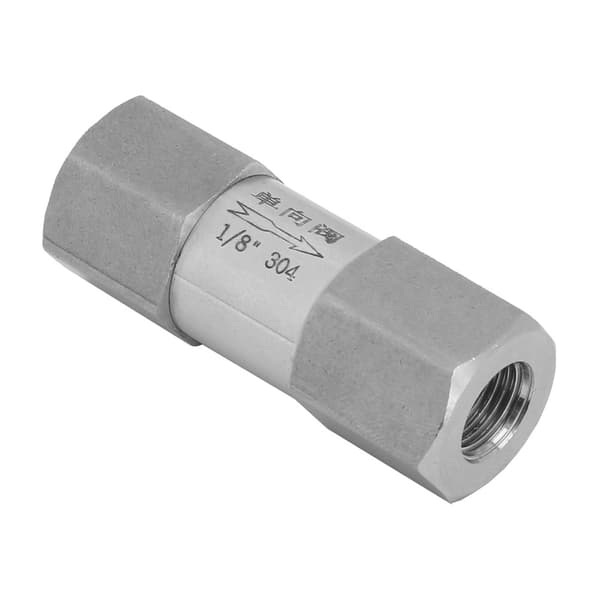 304 Rustfrit Stål Hex Split Kontraventil Høj Temperatur & Tryk Udholdenhed (1/8in BSPP)