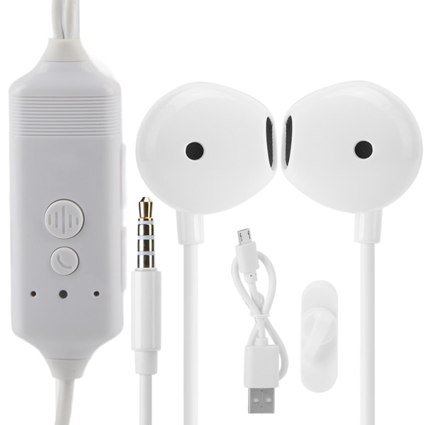 Bærbar telefonopkaldsoptager optagelig øresnegl til IOS med gratis APP-stemmeoptagelse 3,5 mm stik WT-102