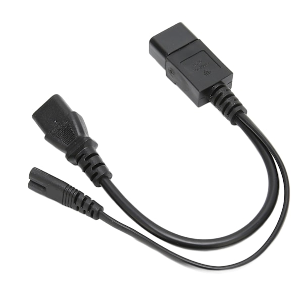 IEC320 C14 Han till C13 C7 Hon Vattentät IEC320 Strömkabel för Projektorer 100‑250V 32cm
