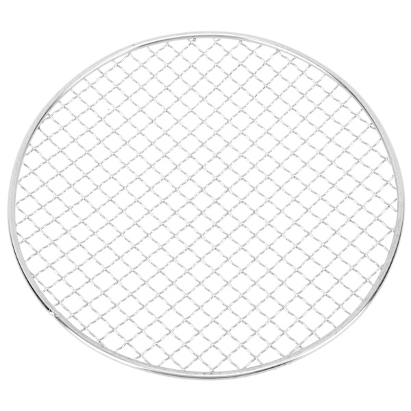 Runde grillrist i rustfrit stål - 25 cm diameter grillnet