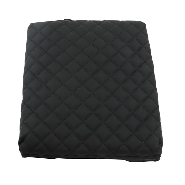 Ford 2015-2020 svart syntetiskt läder Bil Center Console Lock Armstöd Säte Box Cover Byte