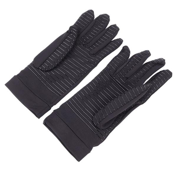 Kobberfiber antislipp treningshansker for menn og kvinner - perfekt for løping, sykling, fotturer, vektløfting, trening, fitness og klatring