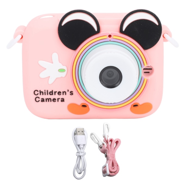 Tecknad Mini Toddler Digitalkamera - Rosa