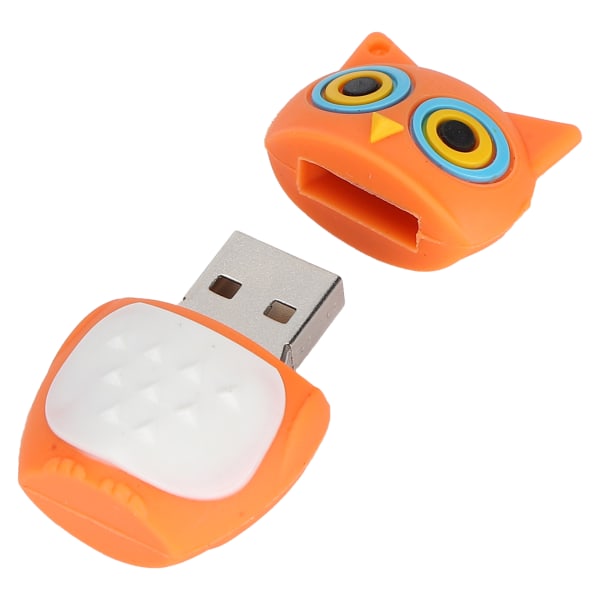 Cartoon U Disk Orange Owl Utseende Høyhastighets Bulklagring Flash Drive Minneenhet32GB