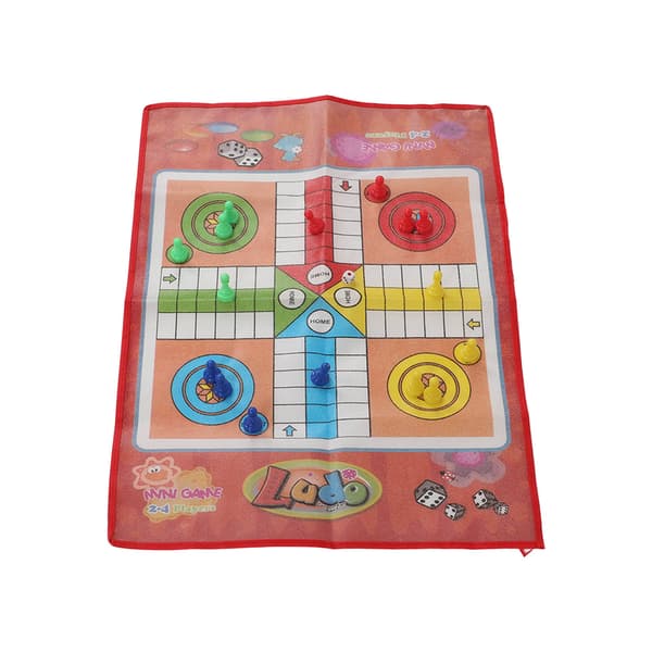 Plastic Flying Chess Game Set Non-woven Fabric Roll Up Chess Board Game Educational Toys