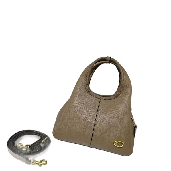 2025 Market Tote Väska Dam Stor Kapacitet Crossbody Axelväska Enkel Arbete Pendlar Handväska - Rymlig och Trendig Vardagsaccessoar Khaki 20*25*10cm