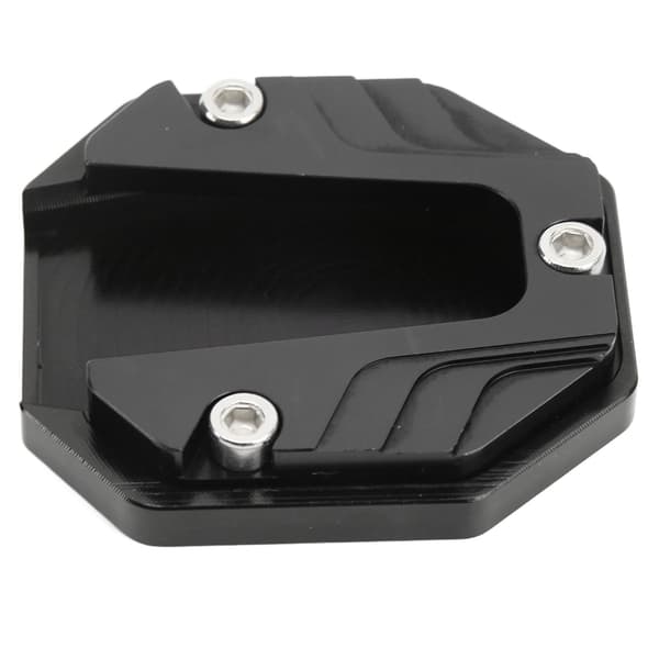 Motorcykel Side Støtte Plade Pad Høj Styrke Kickstand Pad Plade Støtte Tilbehør Sort