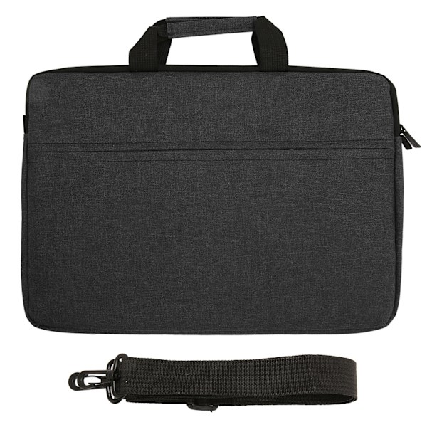 15,6 tums Laptopfodral Vattentätt Polyester Laptopväska Bärbar Notebook Skyddande Väska för Resa Affärsresa Svart