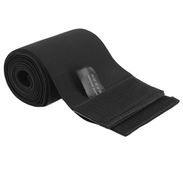 Midjetreningsbelte Nylon Justerbart Elastisk Svart Mageomslag Slankekroppsformer for Kvinner 6M