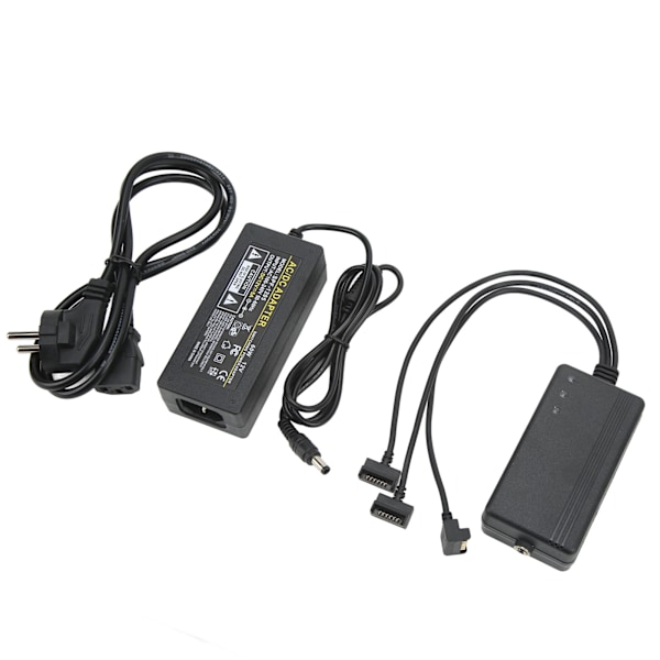 3-i-1 Batteriladdare Fyrfaldig Skydd Dubbel Användning Intelligent Multi Batteriladdare för DJI EU-kontakt 100‑240V