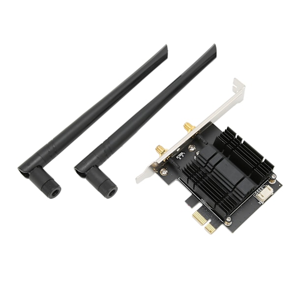 PCIE WiFi-adapter med stöd för AC1300Mbps Bluetooth 4.2 PCIE Wifi-kort 2.4GHz 5.8GHz Dubband skrivbords-WiFi-kort för stationär dator