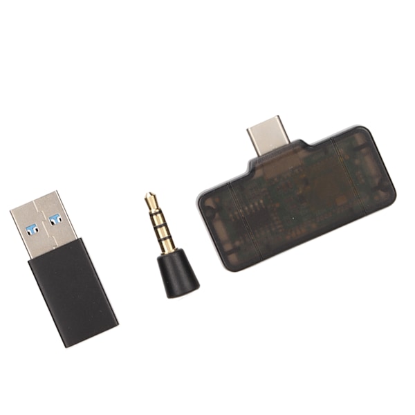 HS‑SW287 Bluetooth-lähetin Monitoiminen Langaton Type C Bluetooth-sovitin PS4:lle PC:lle Musta