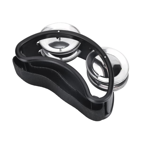 Metal Jingle Bell Percussion Tamburin Tilbehør (Sort)