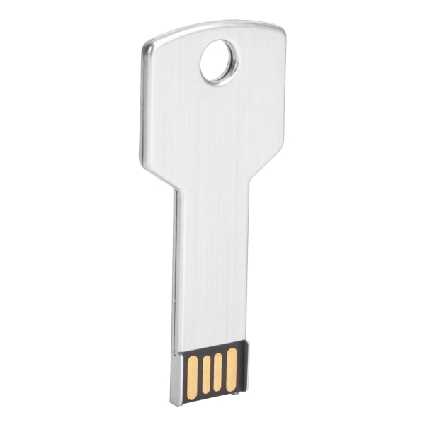 Sølv 32GB Nøgleformet USB-flashdrev