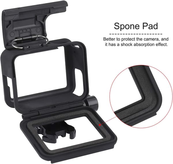 Rammehus til GoPro Hero7/(2018)/6/5 E—ht