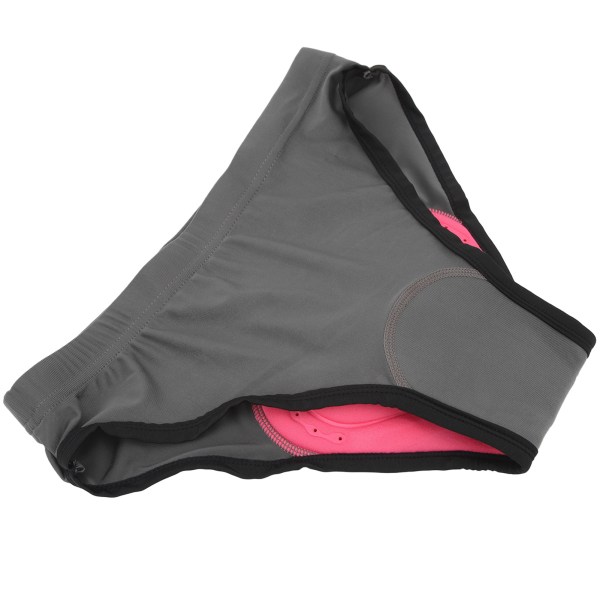 Quick Dry 3D polstrede sykkelundertøy for kvinner til sykkelshorts, mørkegrå XL