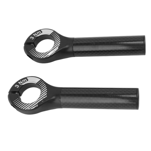 Styrgreb i kulfiber med stangender til 22,2 mm diameter mountainbike - sort
