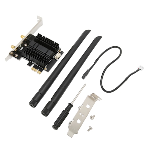 PCIE WiFi -sovitin, AC1300Mbps, Bluetooth 4.2, PCIE Wifi -kortti, 2,4 GHz, 5,8 GHz, Dual Band, pöytätietokoneen WiFi-kortti