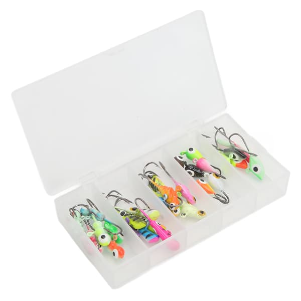 Vinterfiske Lokkemiddel Jigger Kunstig Mini Isfiskekroker Lite Hode Jig Bait