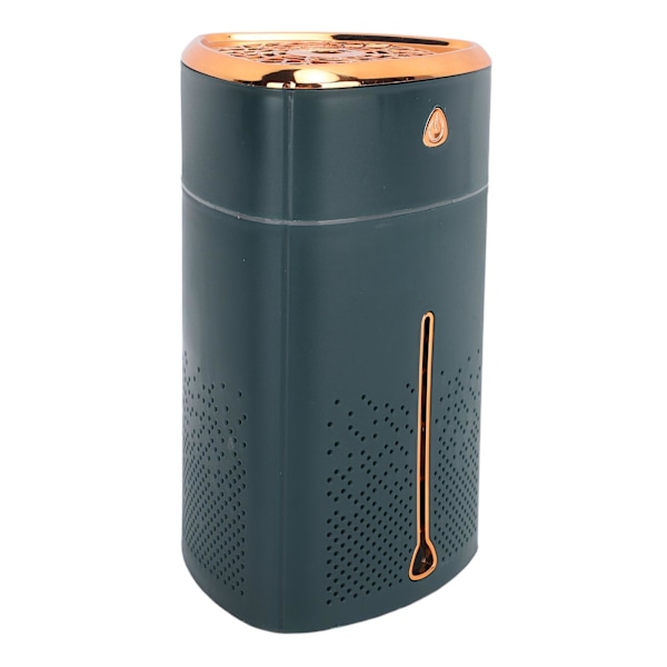 Mini USB Bærbar 1000ml Ultralyd Touch-Knap Natlys Luftfugter til Soveværelse Bil Kontor Rejse (Grøn)