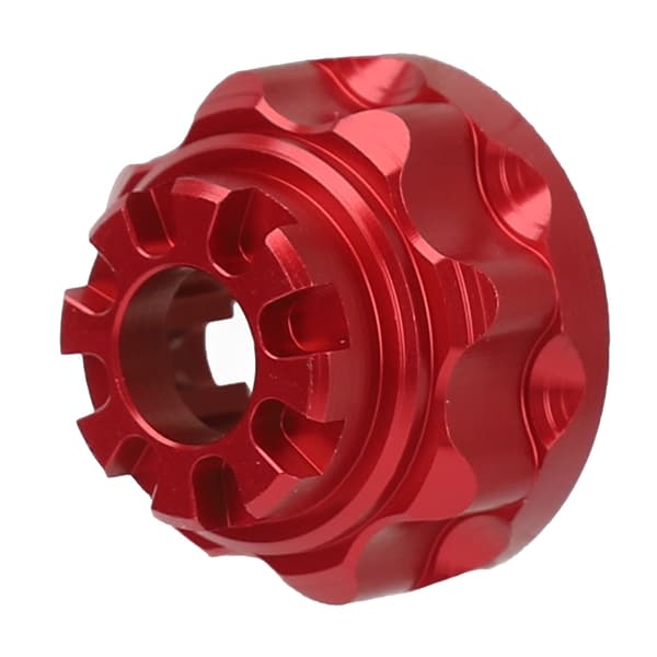 RC Differensialhus Aluminiumlegering foran og bak differensialhusdeksel Shell Reservedeler for 820564 1/10 RC Crawler Rød