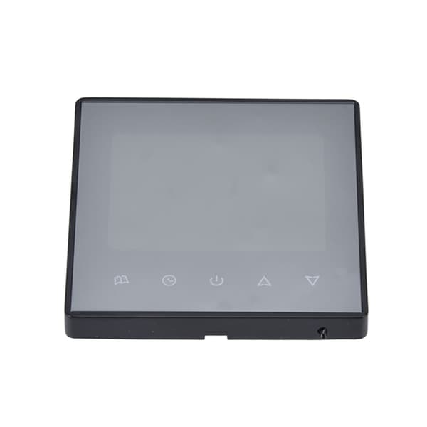 Smart Termostat Multifunktionel Programmerbar Termostat til Klimaanlæg Vandvarme Gulvvarme AC220V Sort