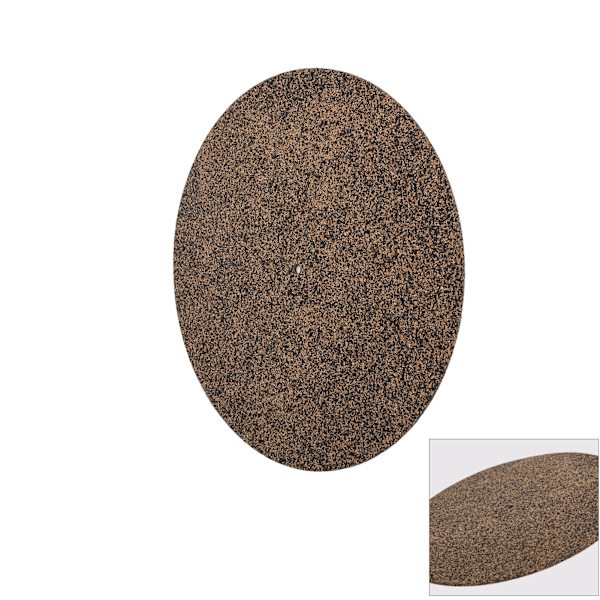 Vinylplate platespiller slipmatte - sklisikker, antistatisk, korkmatte for 12-tommers LP-plater